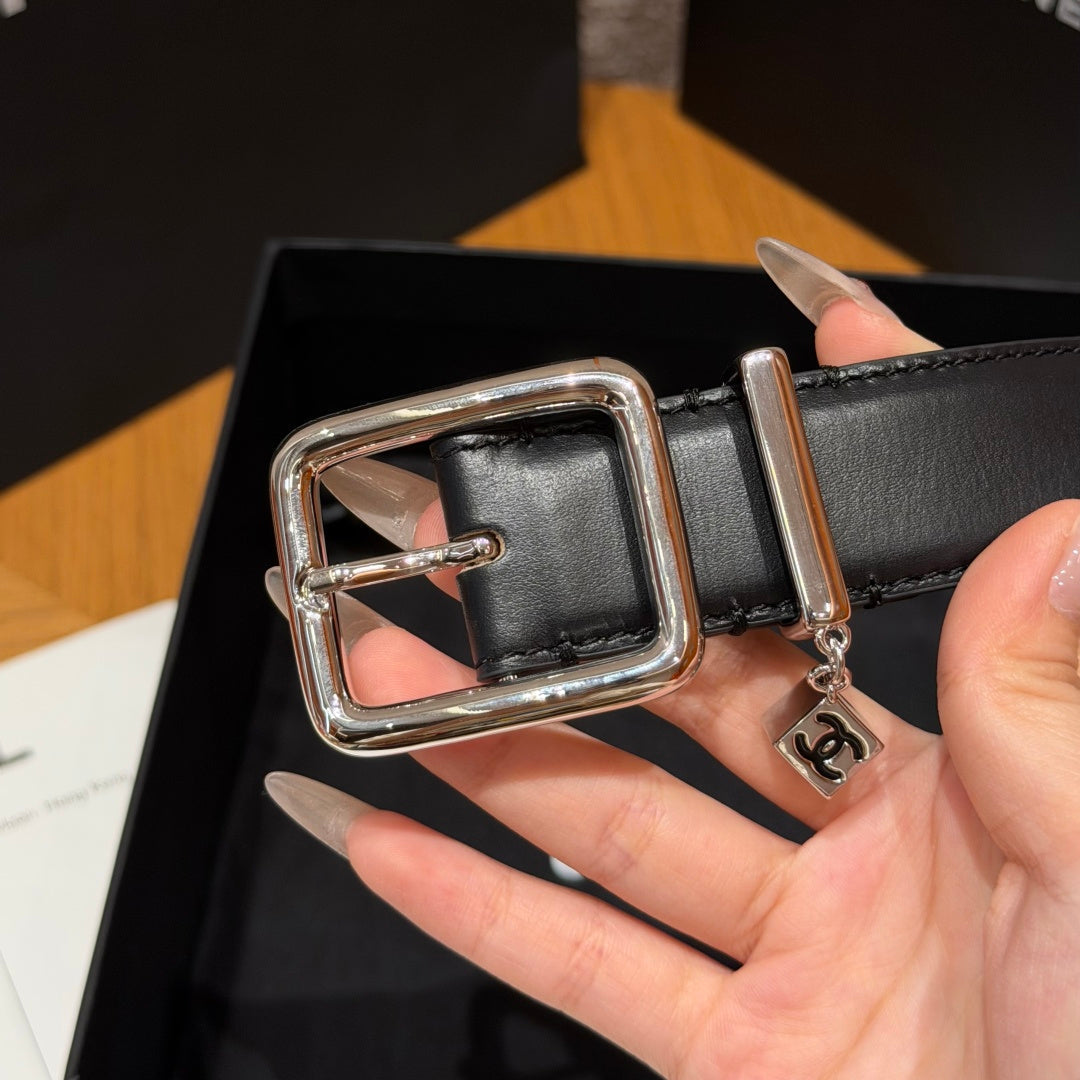 CC 3.0cm 2026 Métiers d'art Black Calfskin 209272